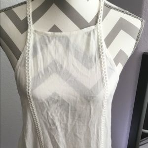 Hollister white tank
